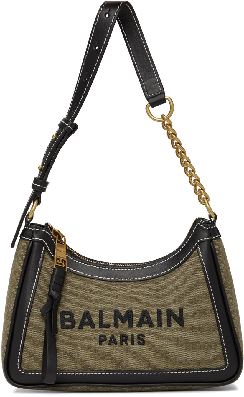 

Сумка через плечо B-Army цвета хаки Balmain