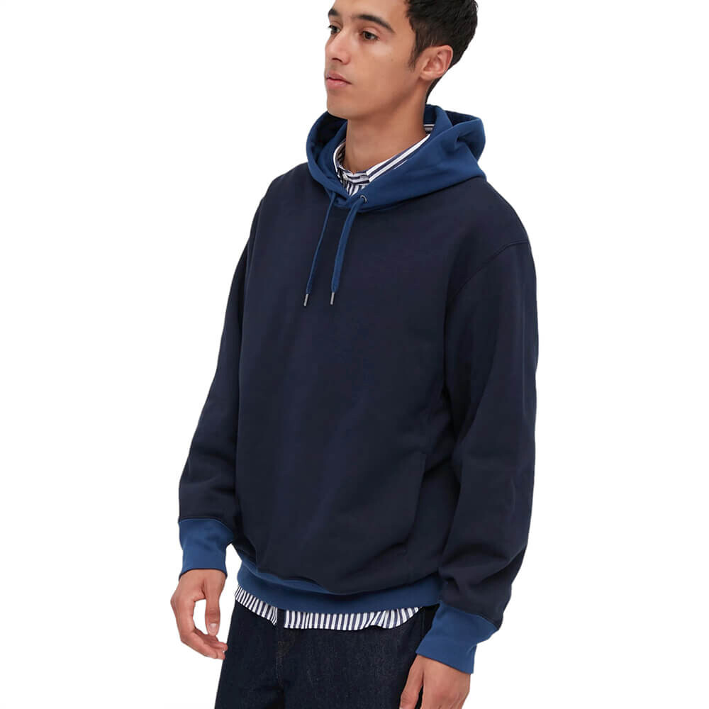 

Толстовка с капюшоном Uniqlo Sweat Pullover, синий