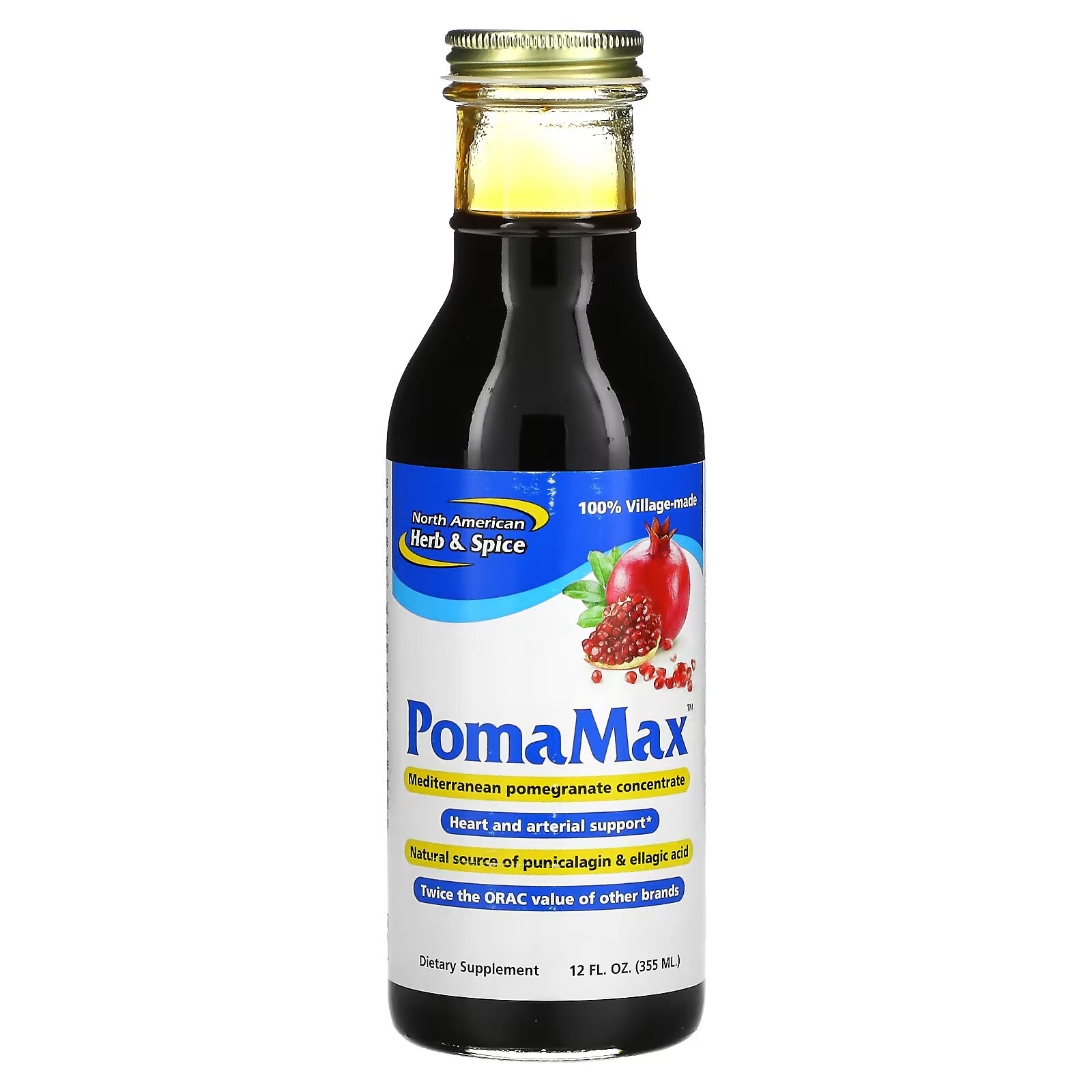 North American Herb & Spice, PomaMax, 355 мл (12 жидк. Унций) north american herb