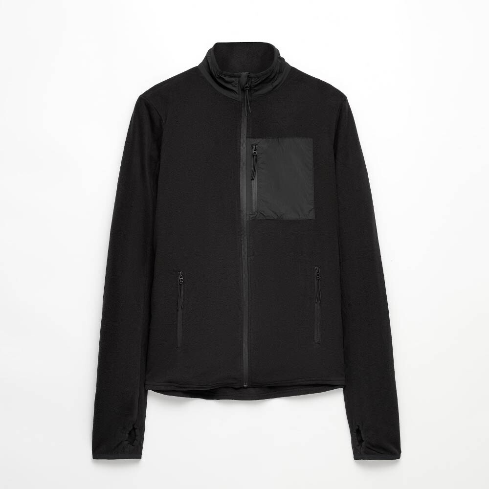 

Куртка Oysho Fleece, черный