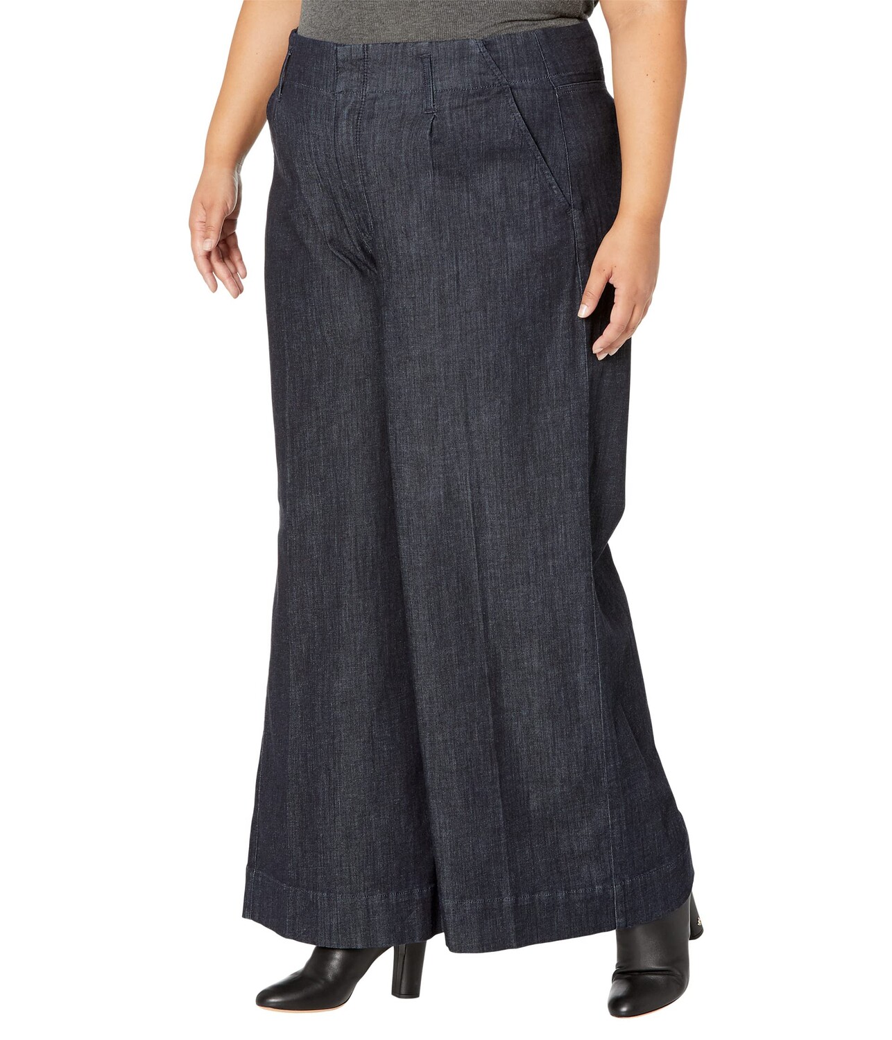 

Джинсы NYDJ, Plus Size High-Rise Mona Wide Leg Trousers in Lightweight Rinse