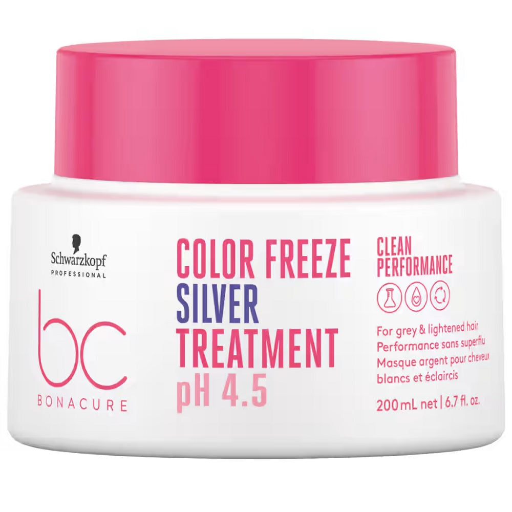 цена Schwarzkopf Professional BC Bonacure Color Freeze Silver Treatment интенсивно восстанавливающая маска для окрашенных волос 200мл