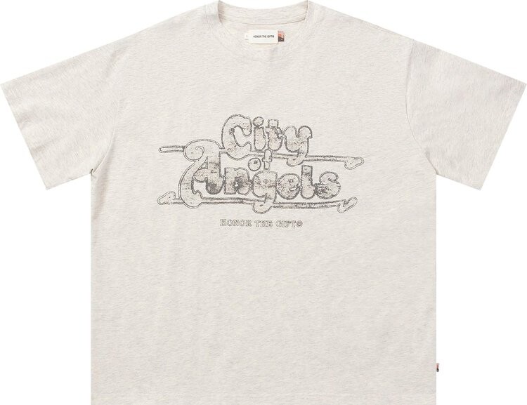 

Футболка Honor The Gift Angelino Short-Sleeve Tee 'Ash Heather', серый