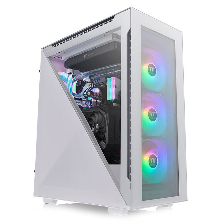 

Корпус Thermaltake Divider 500 TG ARGB, Mid Tower, белый