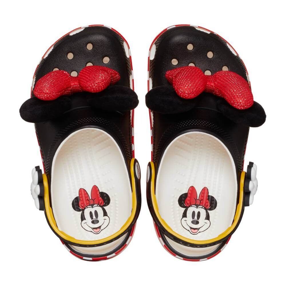 

Сабо детские Crocs Minnie Mouse Classic Clog, черный/красный