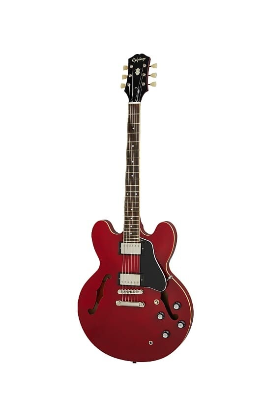 

Полуакустическая электрогитара Epiphone ES-335 Cherry ES-335 Cherry Semi-Hollow Electric Guitar