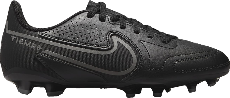 Бутсы Nike Tiempo Legend 9 Club MG GS 'Black Iron Grey', черный - фото