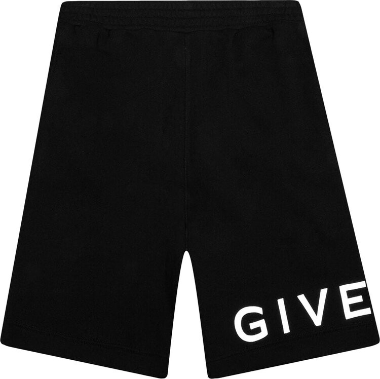 

Шорты Givenchy Boxy Fit Short With Branding Embroidery 'Black', черный