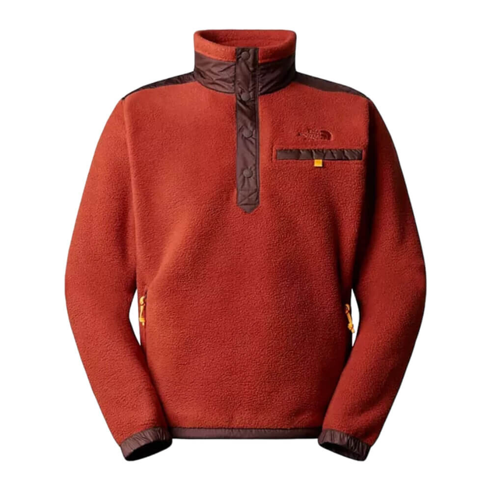 

Флисовая куртка The North Face, коричневый/темно-оранжевый