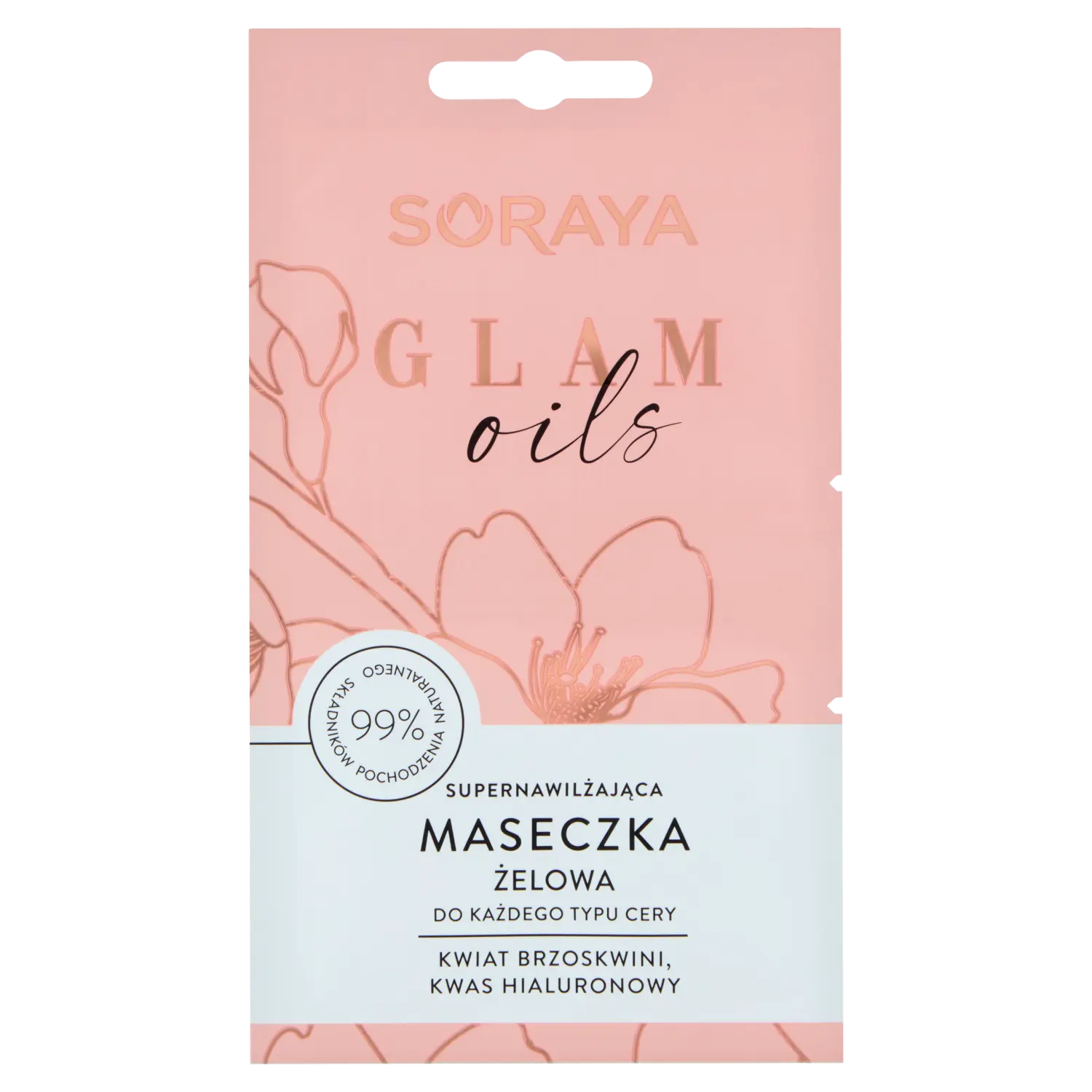 Soraya Glam Oils гелевая маска для лица, 10 мл