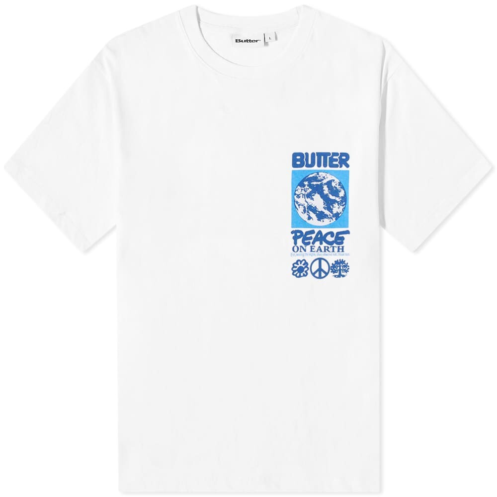 

Футболка Butter Goods Peace On Earth Tee, Белый