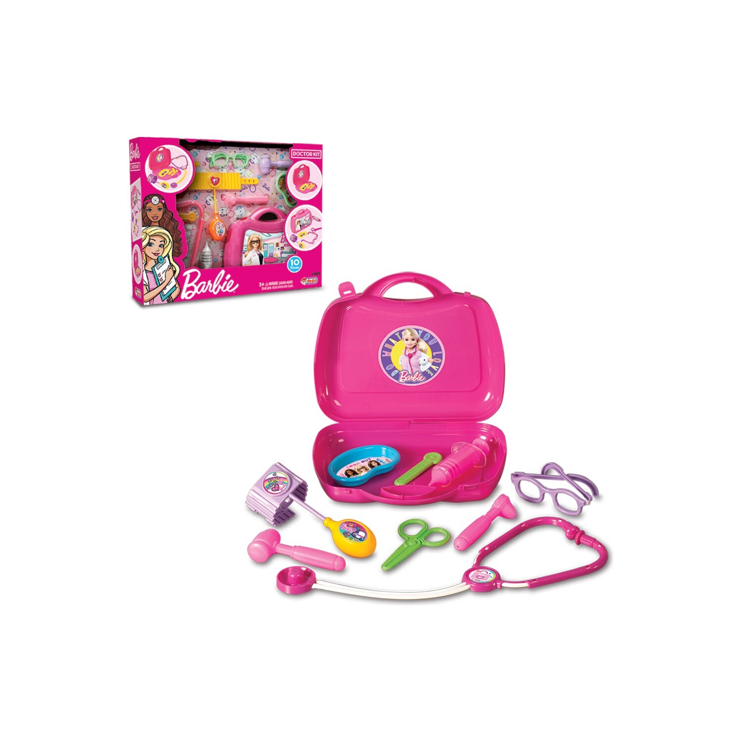 

Игровой набор Barbie доктор, розовый