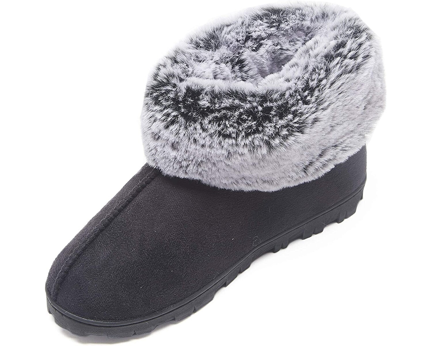 

Слипперы Women's and Girls Microsuede Super Soft Bootie Slippers with Indoor Outdoor Sole- Mommy & Me Set Options Jessica Simpson, черный