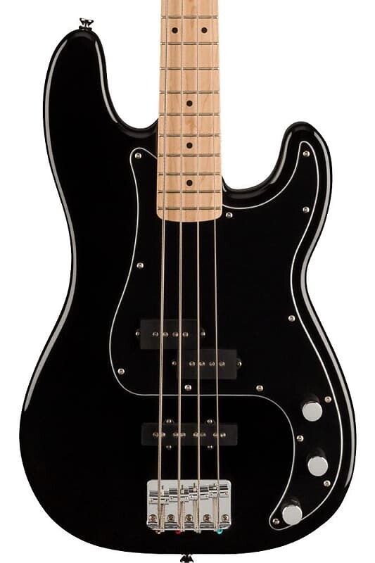 

Fender Squier Affinity Series Precision Bass PJ Pack — черный с сумкой для переноски, Rumble 15 Amp