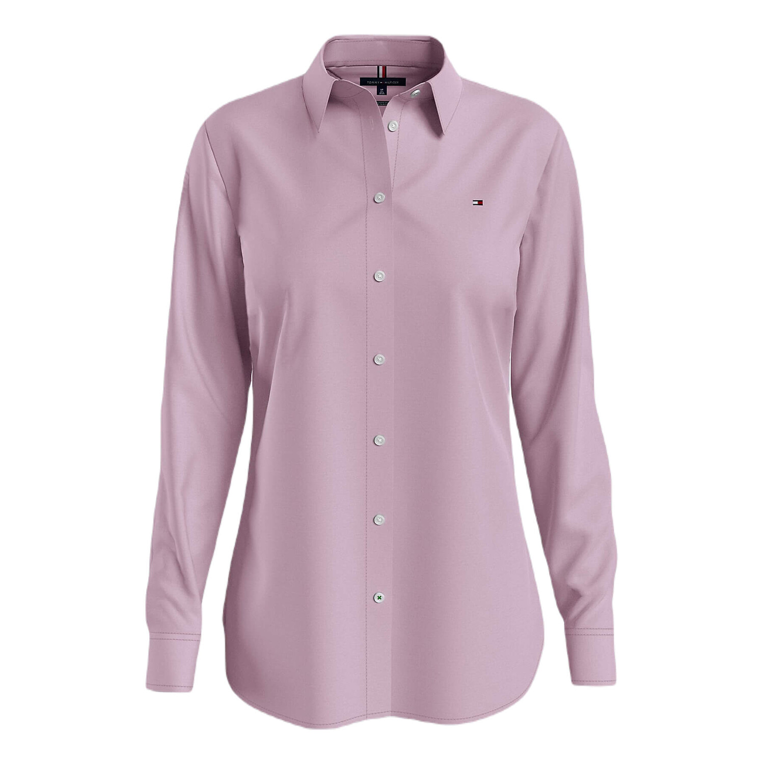 

Рубашка Tommy Hilfiger Regular Fit Solid Oxford, сиреневый