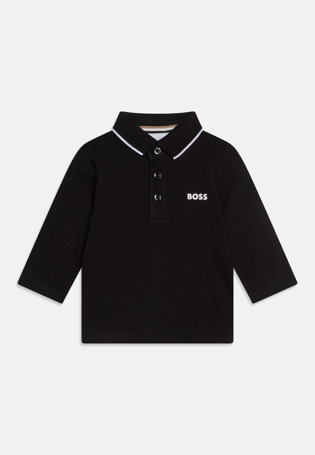 

Рубашка поло LONG SLEEVE BOSS Kidswear, черный