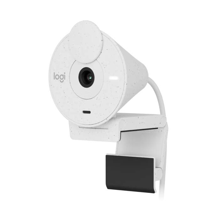 Веб-камера Logitech Brio 300 Full HD Webcam, белый веб камера logitech brio 300 full hd белый 960 001442