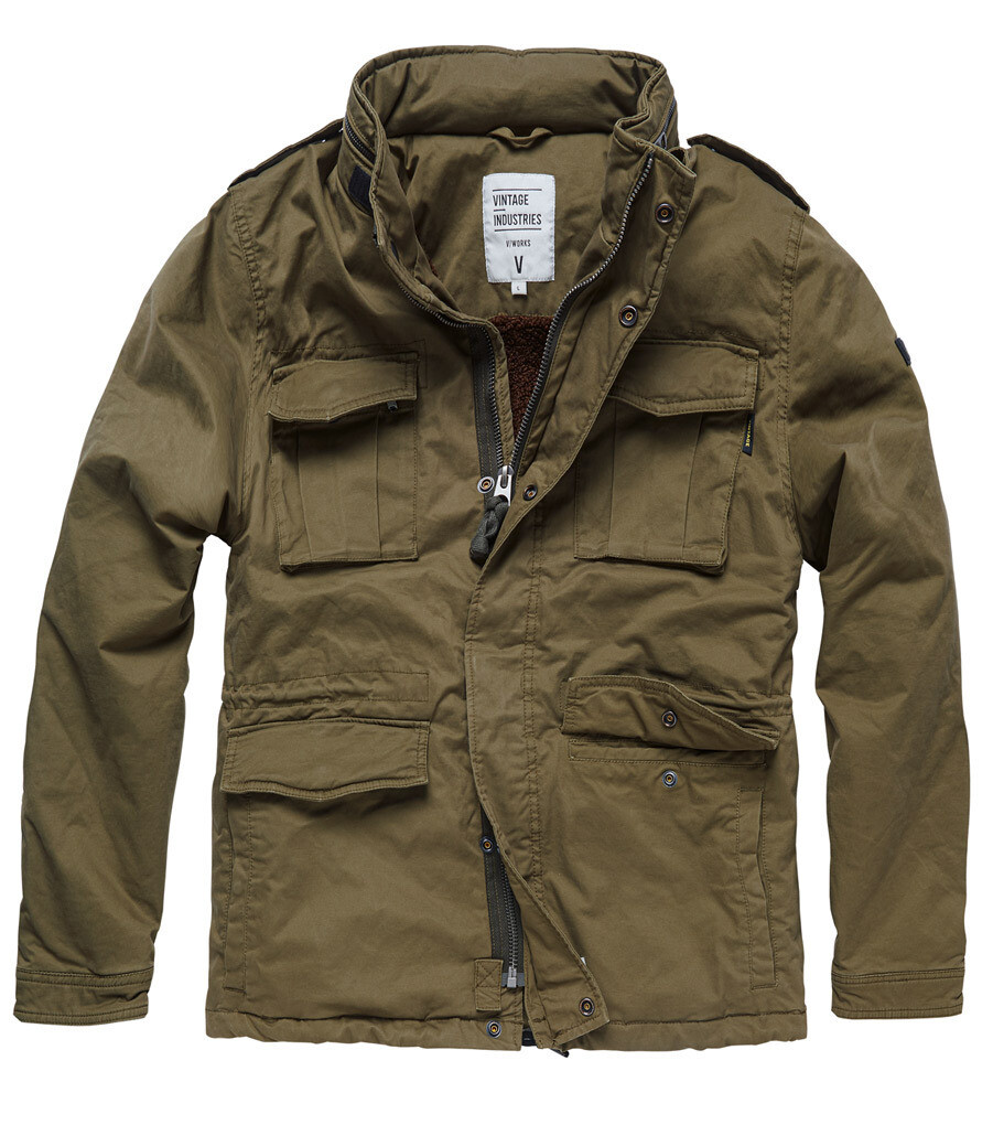 

Куртка Vintage Industries Madison Текстильная, оливковая