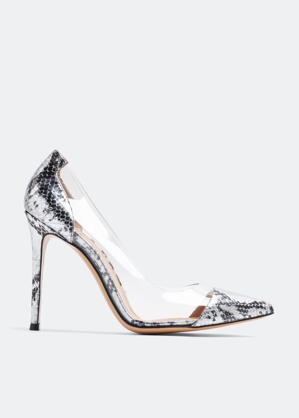 

Туфли GIANVITO ROSSI Plexi pumps, серебряный