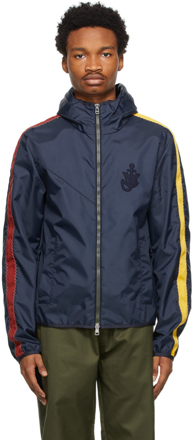 

1 Moncler JW Anderson Темно-синяя куртка Ballintoy Moncler Genius