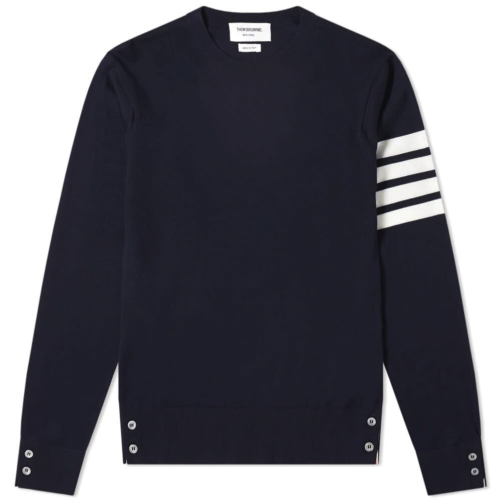

Джемпер Thom Browne Classic Merino Crew Knit, Черный