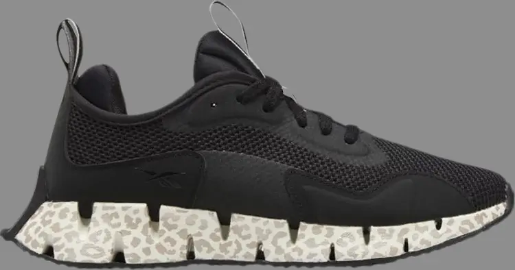 

Кроссовки wmns zig dynamica 'black leopard' Reebok, черный