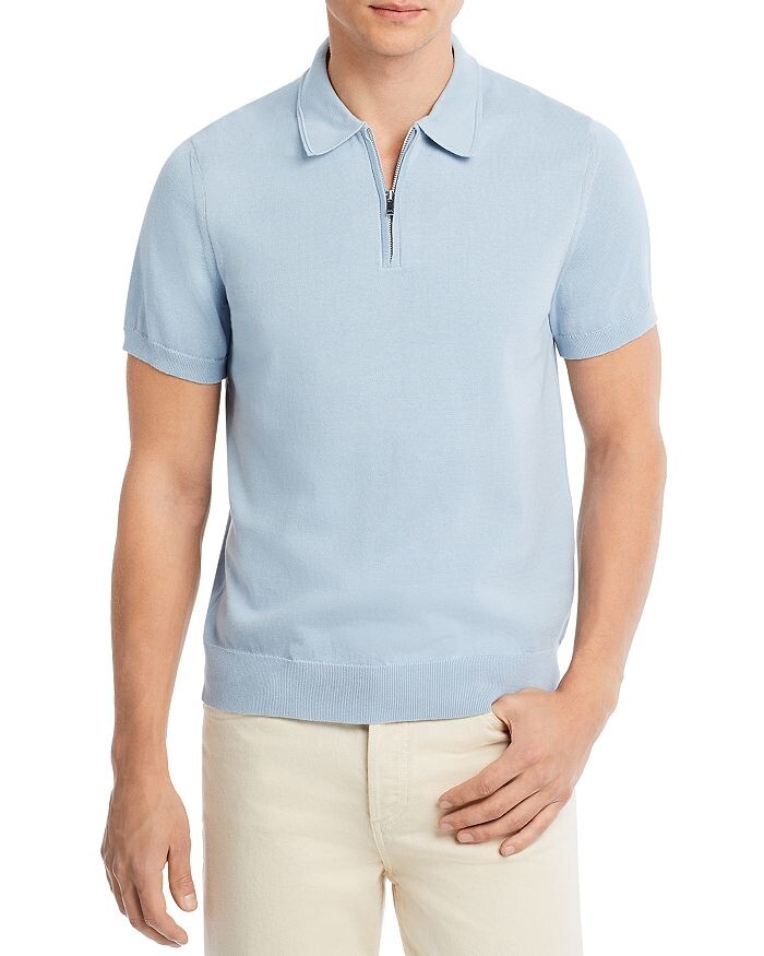 

Рубашка поло с планкой на молнии The Men's Store at Bloomingdale's