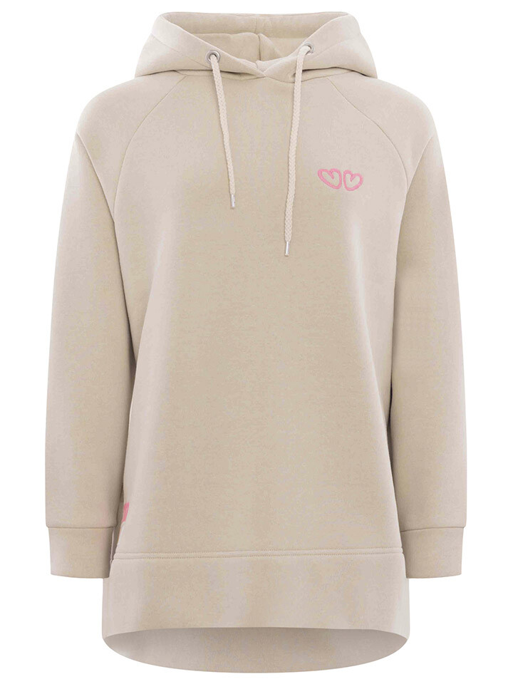 

Толстовка Zwillingsherz Hoodie Amour, бежевый