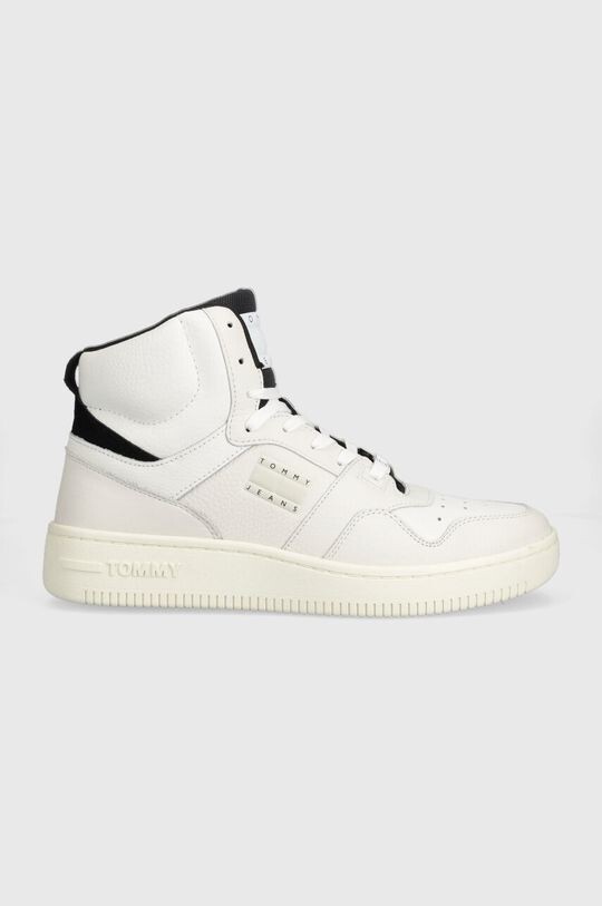 

Кожаные кроссовки TJM BASKET MID LEATHER Tommy Jeans, белый