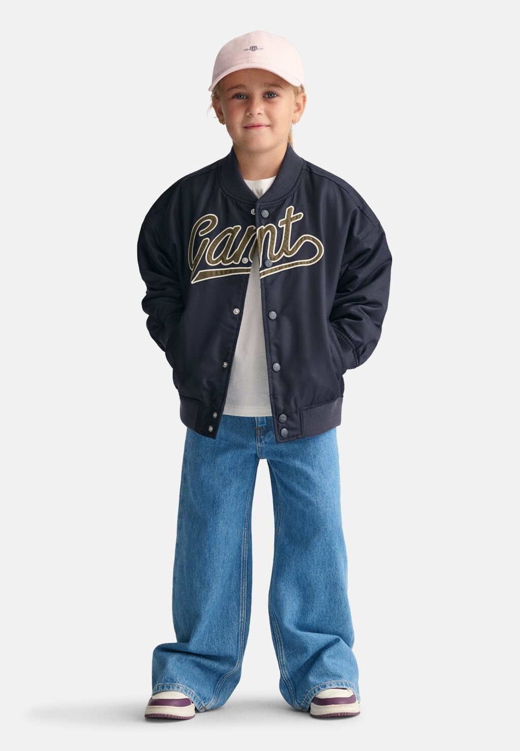 

Куртка-бомбер Script Graphic Varsity GANT, цвет evening blue