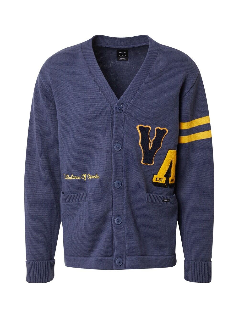 

Вязаный кардиган Rvca, синий