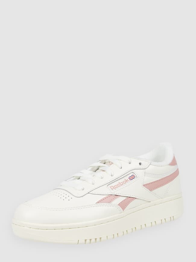 

Кожаные кроссовки модель Club C Double Revenge Reebok, белый
