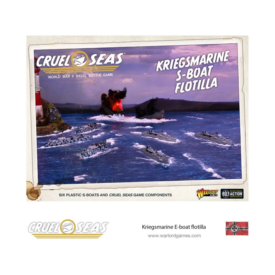 

Жестокие моря - Флотилия подводных лодок Кригсмарине, Cruel Seas (1/300)
