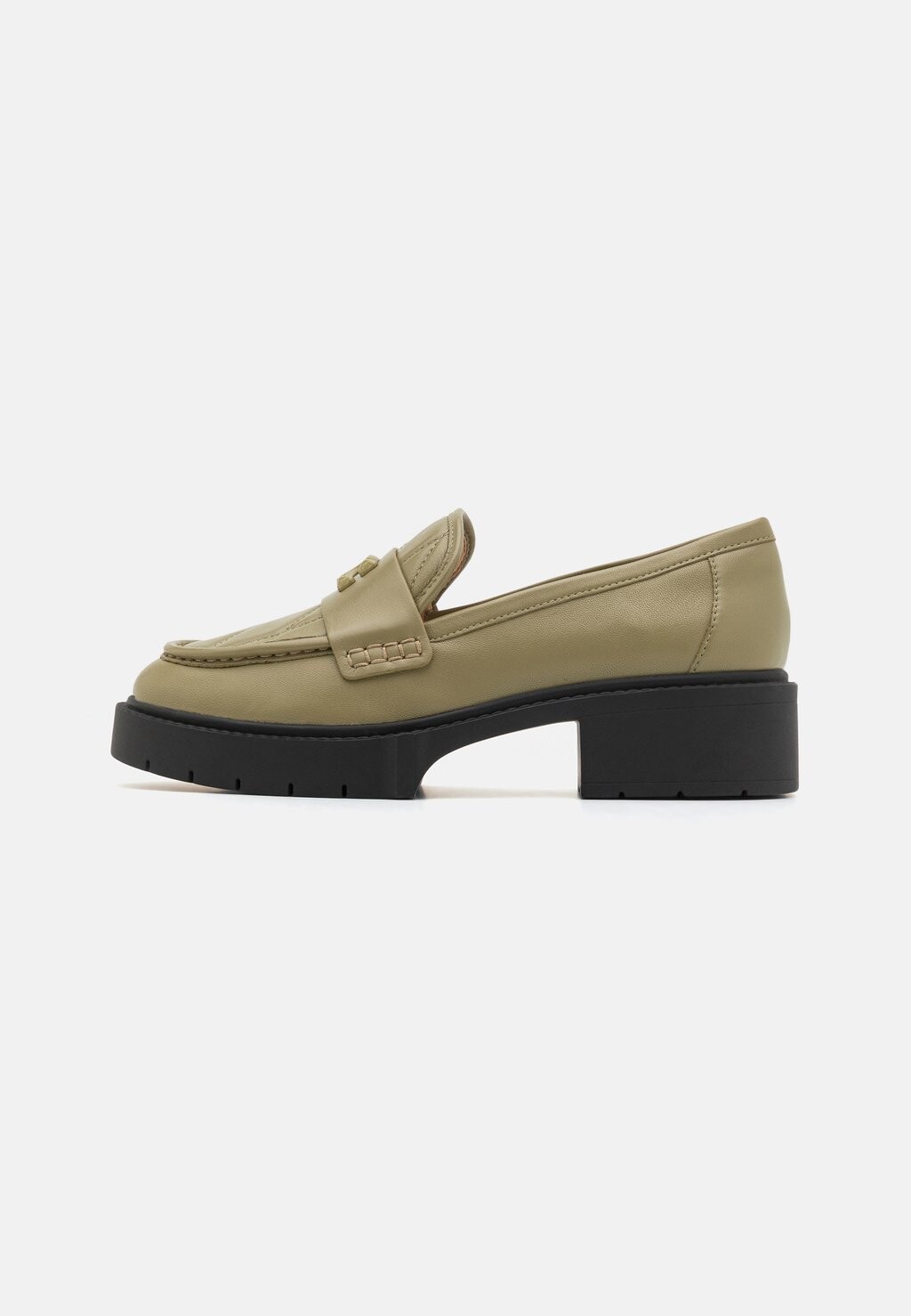 

Слипоны Leah Loafer Coach, цвет moss