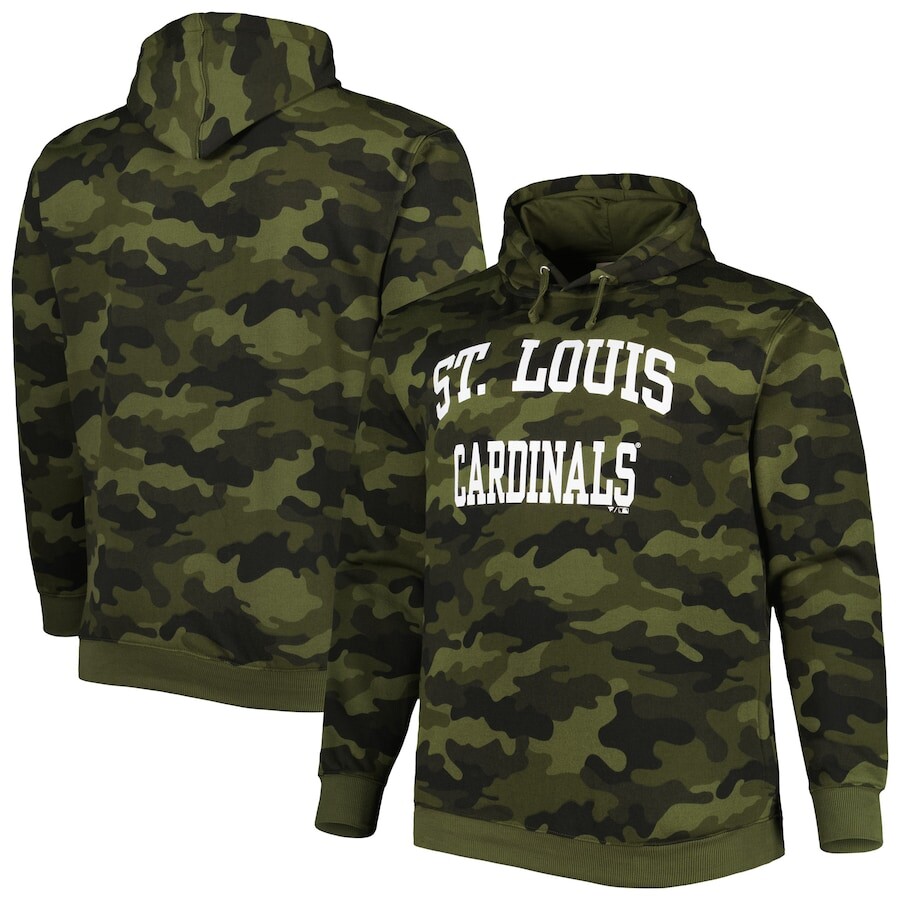

Пуловер с капюшоном Profile St Louis Cardinals, камуфляж
