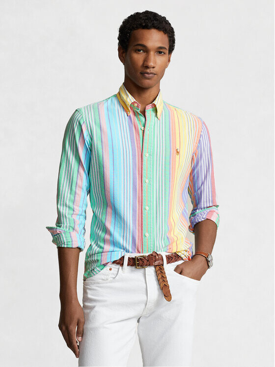 

Рубашка узкого кроя Polo Ralph Lauren, мультиколор