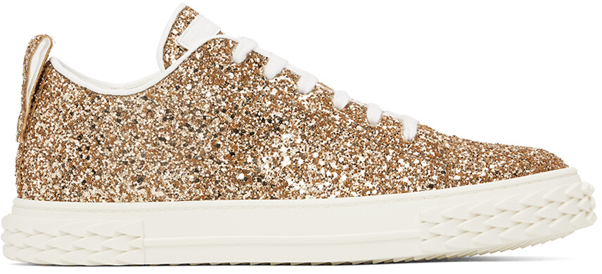 

Золотые кроссовки Blabber Giuseppe Zanotti