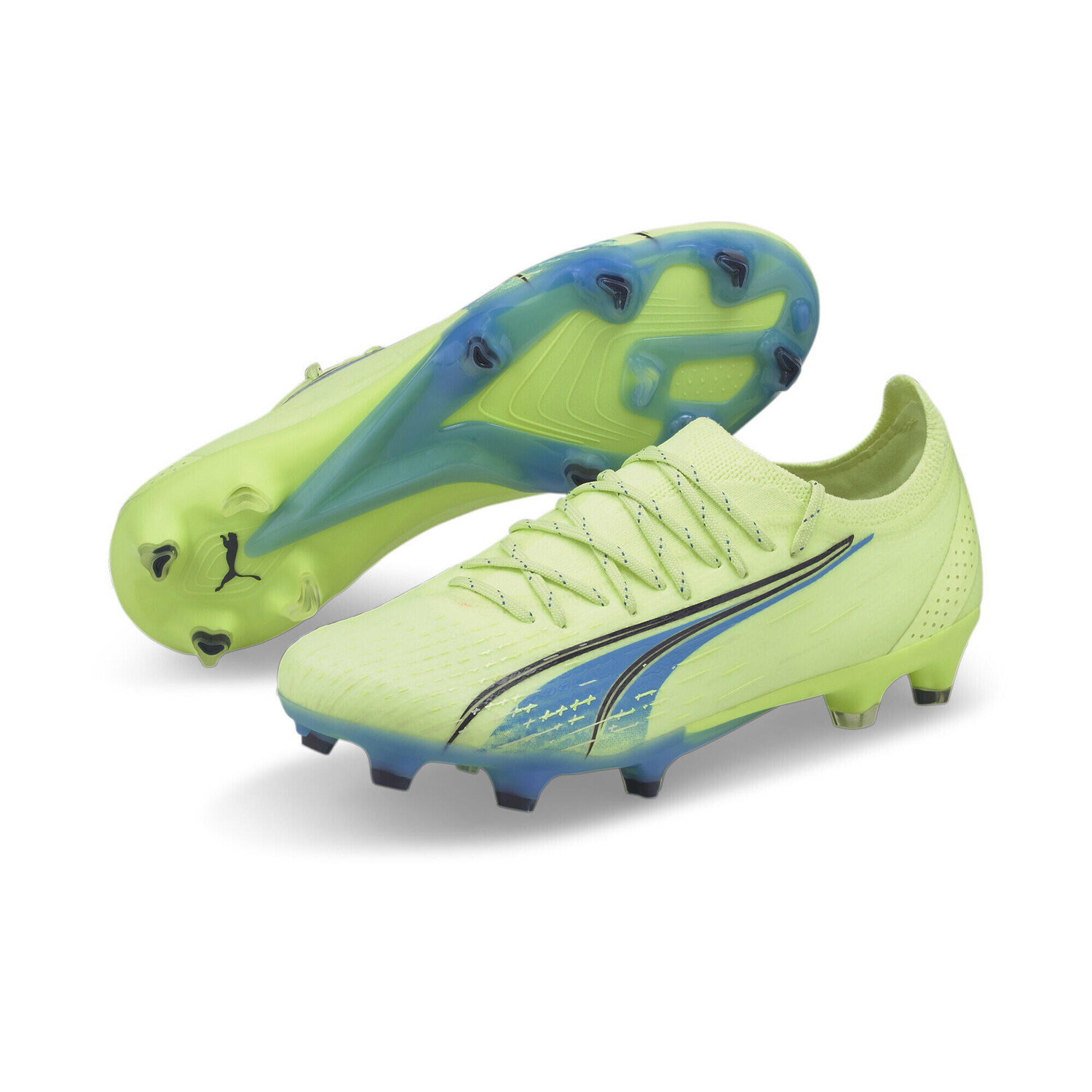 

Женские футбольные бутсы ULTRA Ultimate FG/AG PUMA, черный индиго/желтый/желтый