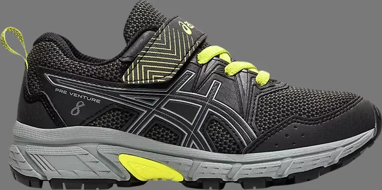 

Кроссовки pre venture 8 ps 'graphite grey' Asics, серый