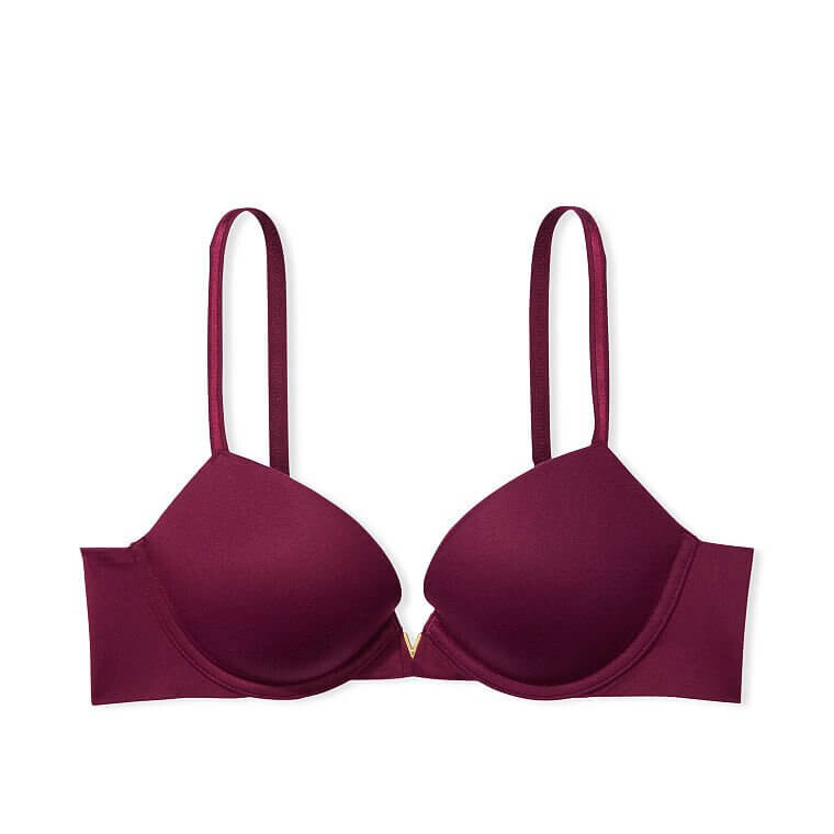 

Бюстгальтер с глубоким вырезом Victoria's Secret Love Cloud, бордовый