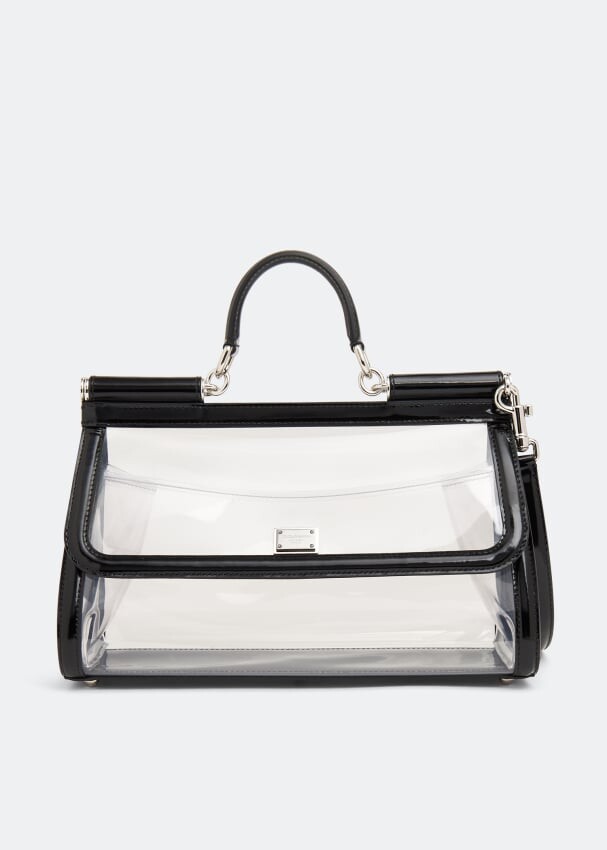 

Сумка DOLCE&GABBANA Kim Sicily medium top-handle bag, черный