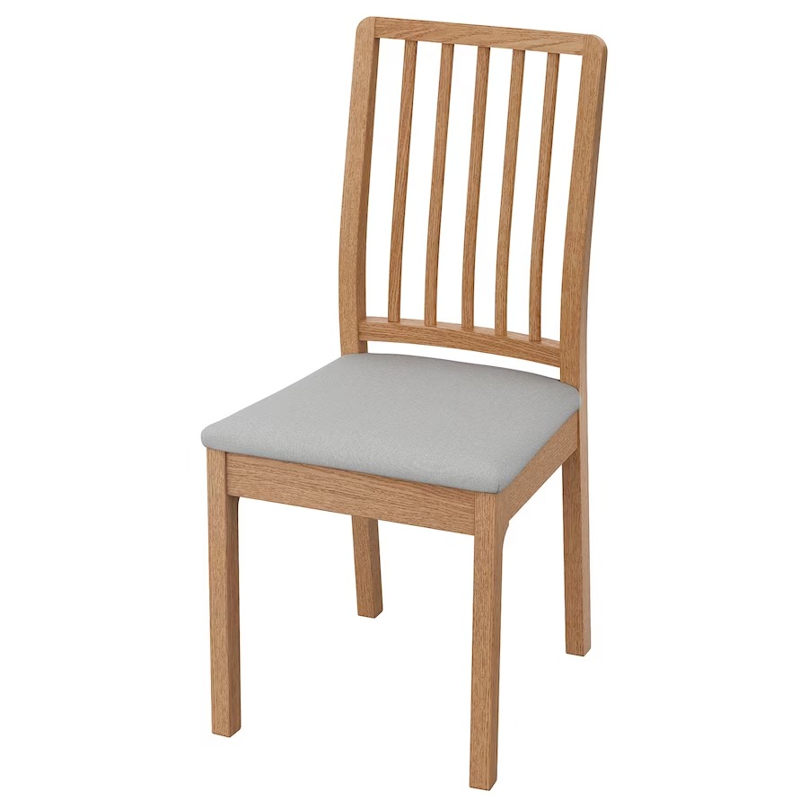 Стул Ikea Ekedalen, дуб/ светло-серый ikea йокмокк стул