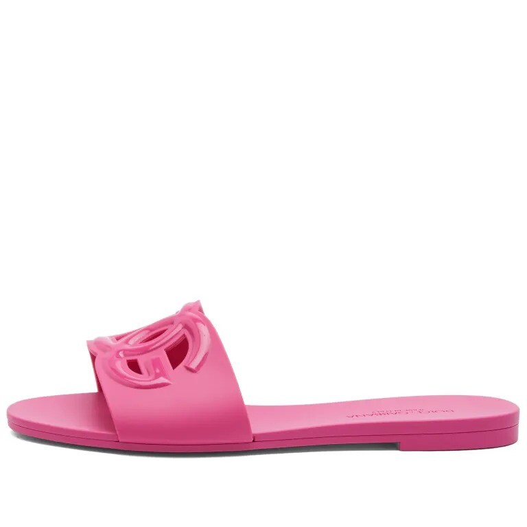 

Сандалии Dolce & Gabbana Logo Slide, розовый