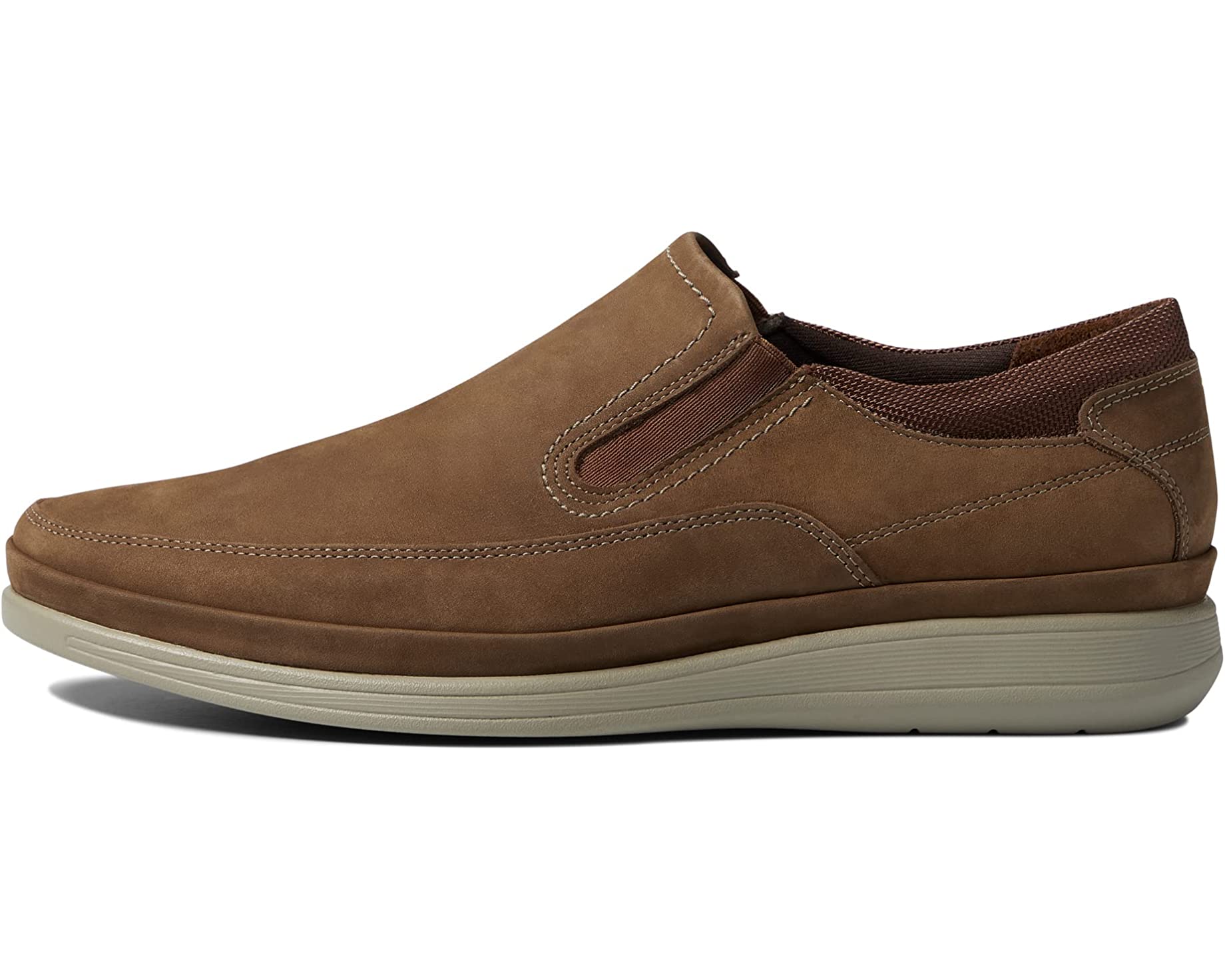 Лоферы Motion Moc Toe Slip-On Florsheim, гриб нубук - фото