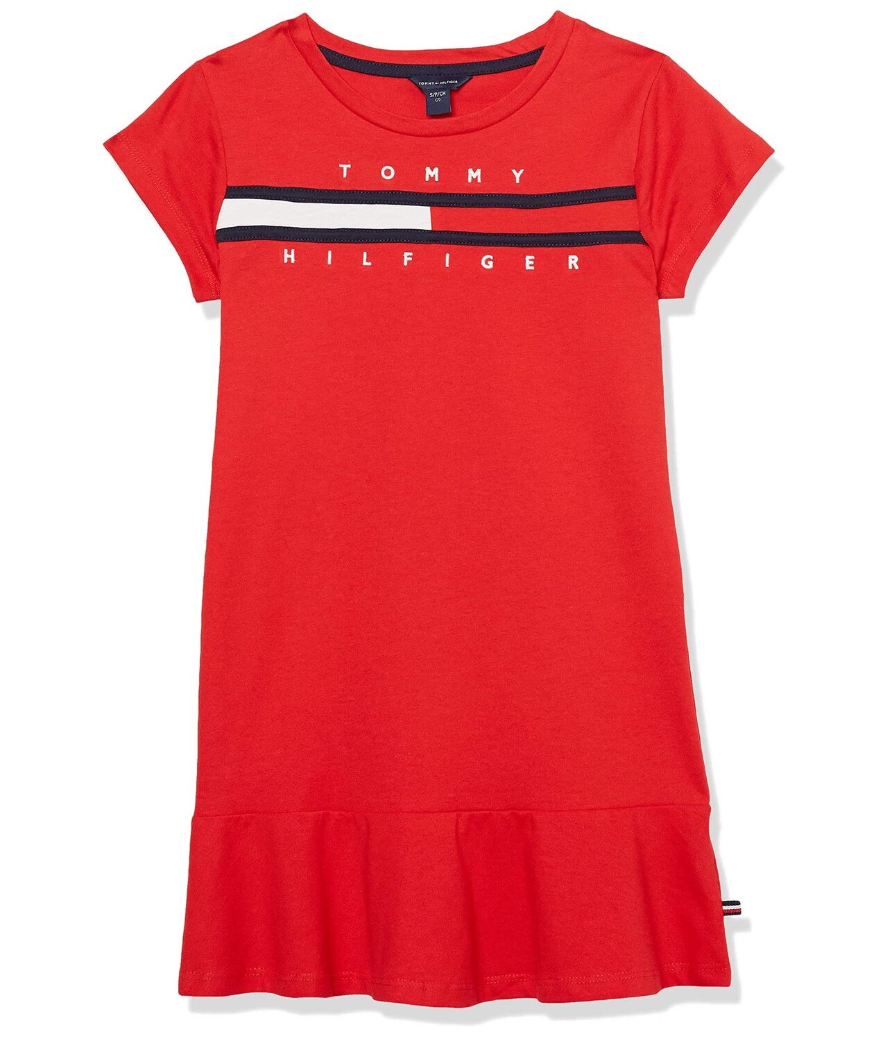 

Платье Tommy Hilfiger Kids, Flag Flounced T-Shirt Dress