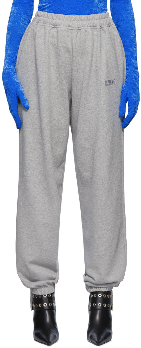 

Серые брюки Baggy Lounge VETEMENTS, Серый