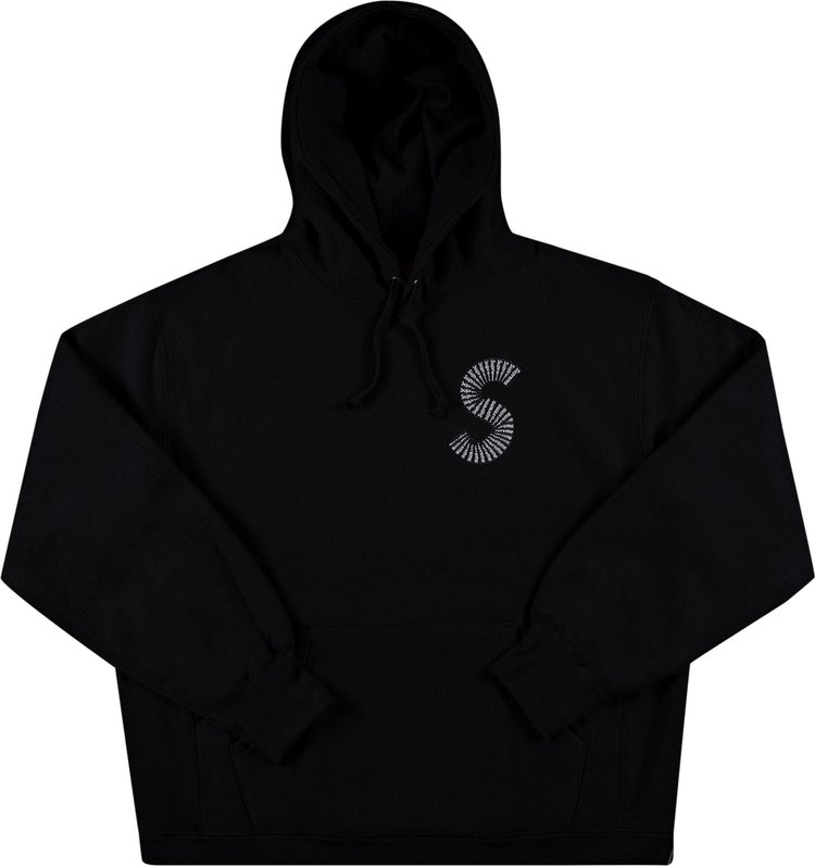 толстовка bkk logo hooded sweatshirt m black Толстовка Supreme S Logo Hooded Sweatshirt 'Black', черный