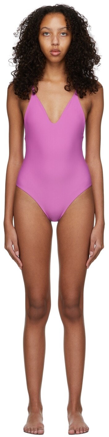 

Фиолетовый сплошной купальник Jade Swim