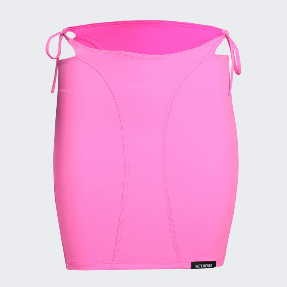 Юбка Vetements Deconstructed Bikini, розовый одинарная розовая 342fj ярко розовая