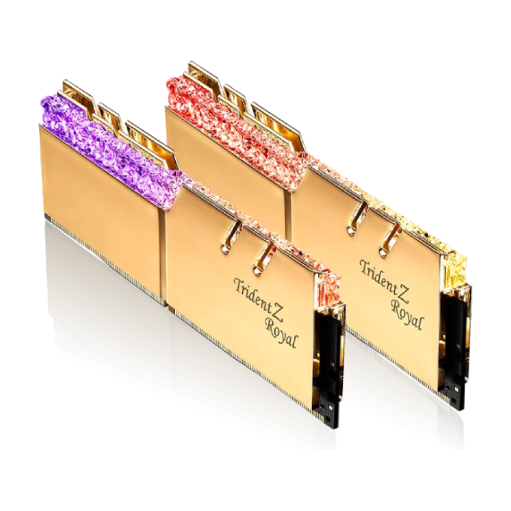 Оперативная память G.SKILL Trident Z Royal, 32 Гб DDR4 (2x16 Гб), 3600 МГц, F4-3600C19D-32GTRG чехол mypads лиса z для oukitel wp16 задняя панель накладка бампер